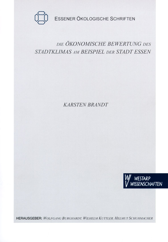 Die ökonomische Bewertung des Stadtklimas