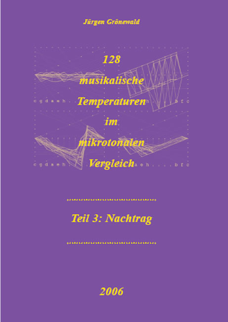 128 musikalische Temperaturen im mikrotonalen Vergleich